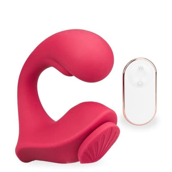 Spirit fjärrstyrda vibrerande trosor - Vibrator för kvinnor och par Röd