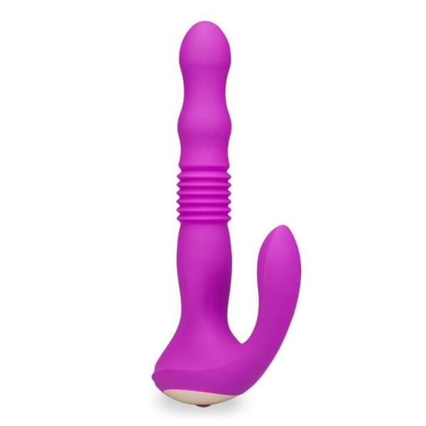 Finn Violet automatisk fram och tillbaka vibrerande analplugg