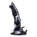 Miniatyrbild 3 av 4: Svart och vit varg Sugkopp Dildo