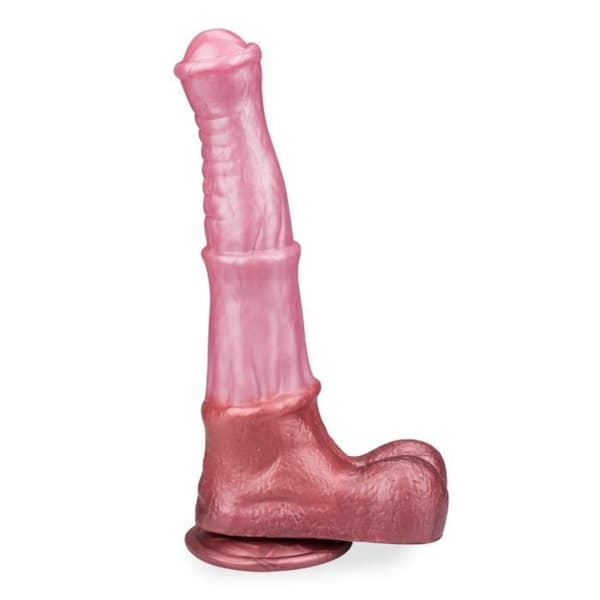 Häst sugkopp dildo 22,0cm - för män och kvinnor - vaginal och anal Rosa
