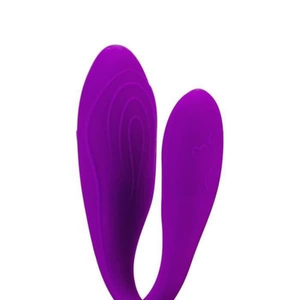 Vibromassör Couple Lov'Inside™ - KÄRLEK OCH VIBRATIONER - 30 vibrationslägen - Lila silikon