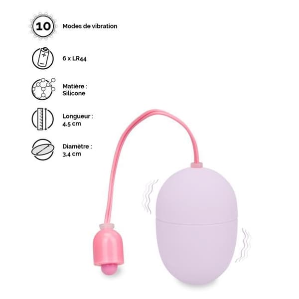 Wiggle Vibrating Egg - S Lilac