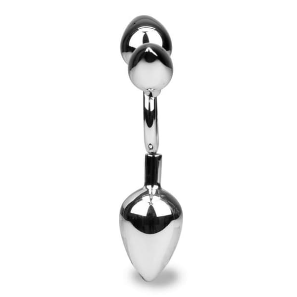Sextoy - Pepper - Triple plugg för anal - Rostfritt stål - 3 olika diametrar