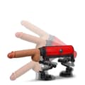 Miniatyrbild 3 av 4: Jävla maskin med uppvärmda och vibrerande dildos Röda