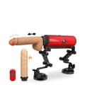 Miniatyrbild 2 av 4: Jävla maskin med uppvärmda och vibrerande dildos Röda
