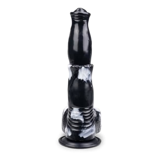 Svart Pegasus häst sugkopp dildo
