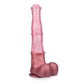 Miniatyrbild 1 av 4: Häst sugkopp dildo 33,0cm - för män och kvinnor - vaginal och anal Rosa