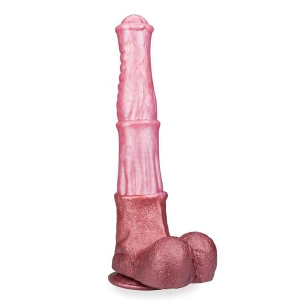 Häst sugkopp dildo 33,0cm - för män och kvinnor - vaginal och anal Rosa