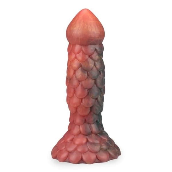 Dildo - Skalad drake - Silikon - Anal - Stor