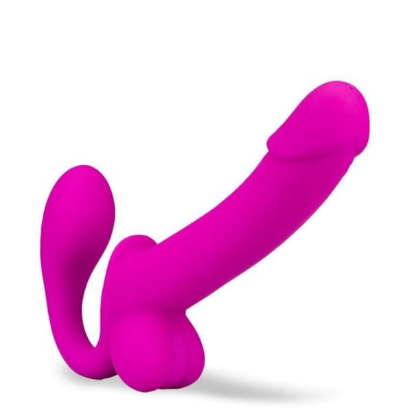 Strap-on silikonejakulator Nightlong Purple