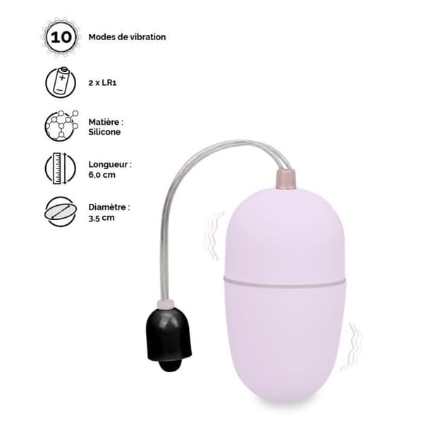 Wiggle Vibrating Egg - M Lilac