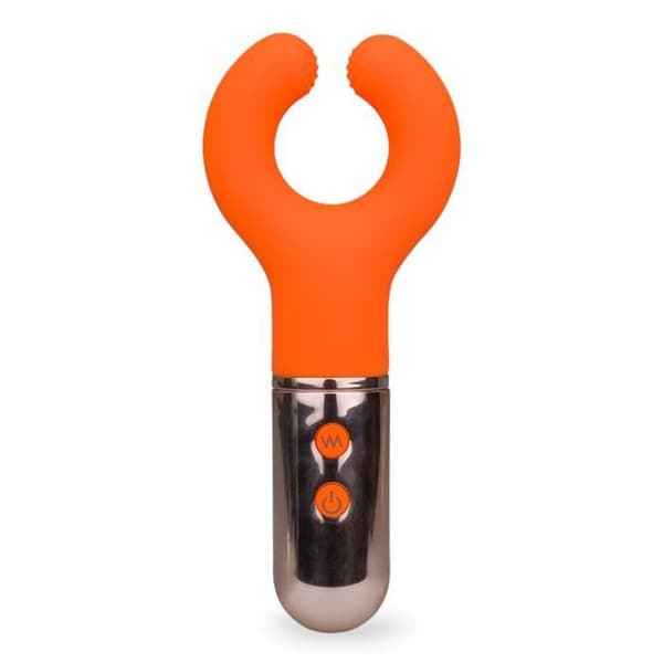 Feminin Clitoral Vibrator - Multifunktionsstimulator Pinch Orange