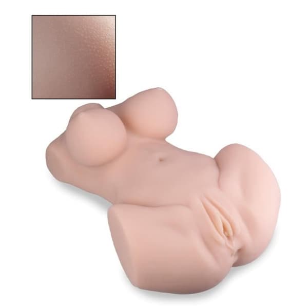 Byst bröst slidan anus realistisk hudstruktur Heïdi 6,0 kg ljus hud