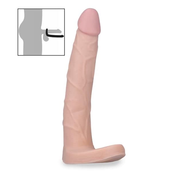 Double Penetration Dildo med Sex + Flesh Dildo