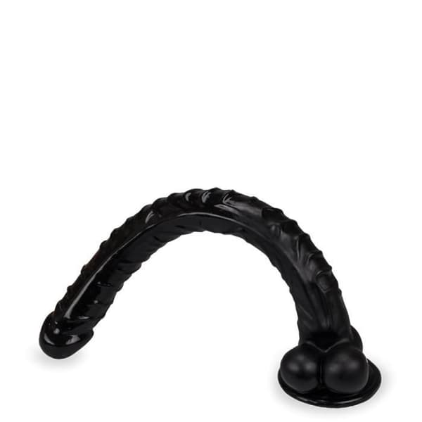 Ultra lång dildo Snake 35,0cm Svart