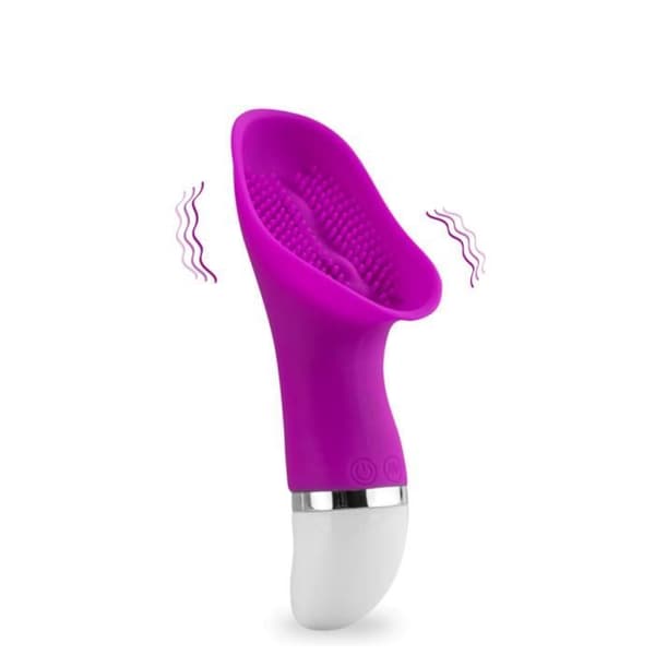Klitoralstimulator - LOVE &amp; VIBES - Cup &amp; Spikes - Silikon - 30 vibrationsfunktioner - Ergonomisk