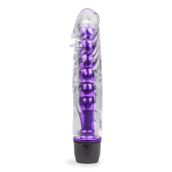 Vibrerande dildo med avtagbart fodral Jay Violet