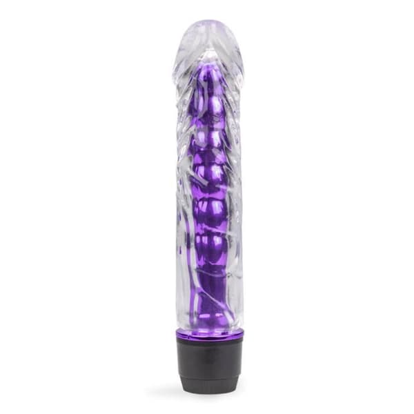 Vibrerande dildo med avtagbart fodral Jay Violet