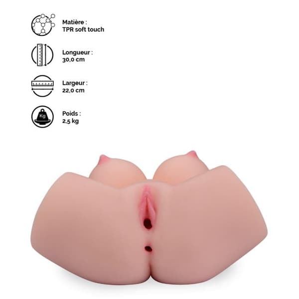 Buste 2,5 kg vagina anus Lindsay