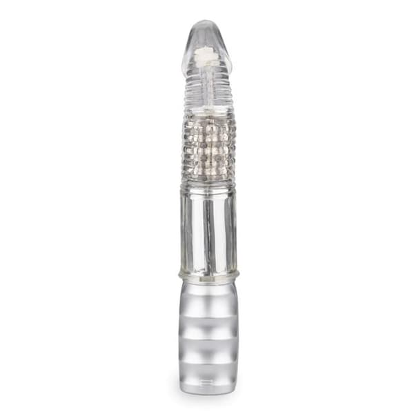 Vibromassager kanin roterande Silver Pleasure