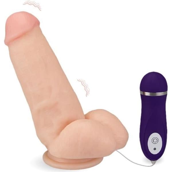 Gode ventouse - KÄRLEK OCH VIBRAR - XXL - 10 vibrationslägen - PVC - Lila