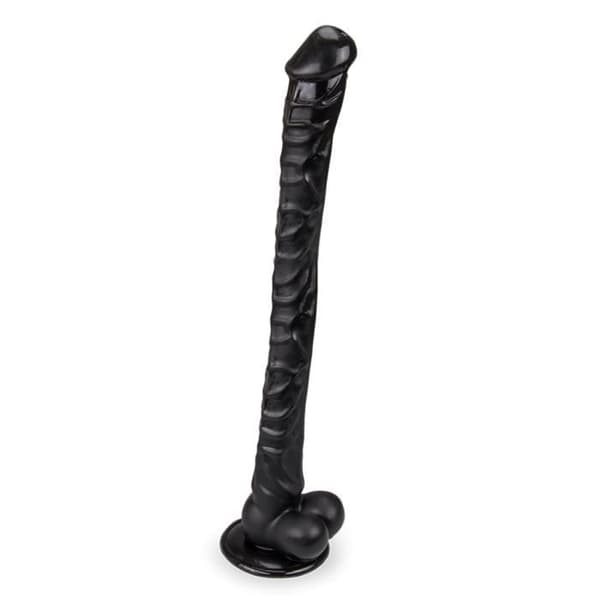 Ultra lång dildo Snake 35,0cm Svart