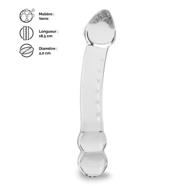 Glasdildo - Show - Anal - Medium - Transparent