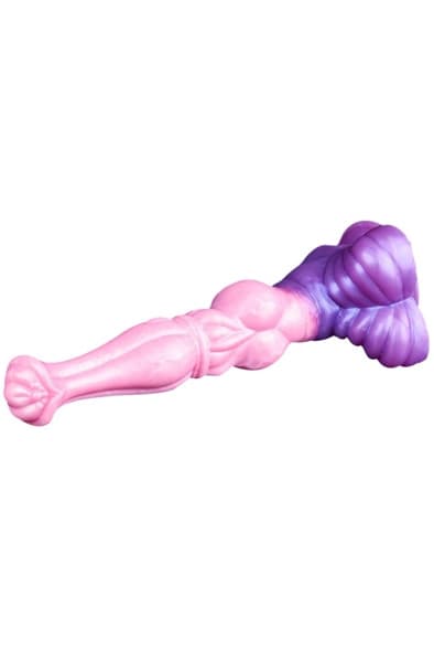 Pinky Jumpy Dildo Rose/Violet 28 cm Dragon dildo