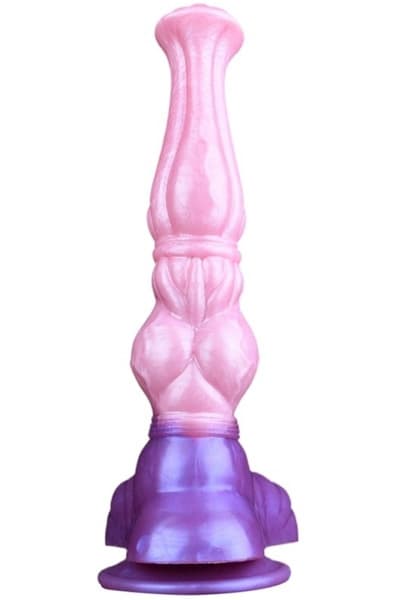 Pinky Jumpy Dildo Rose/Violet 28 cm Dragon dildo