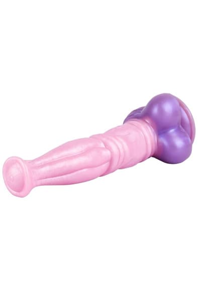 Pinky Jump Dildo Pink/Violet 25 cm Dragon dildo