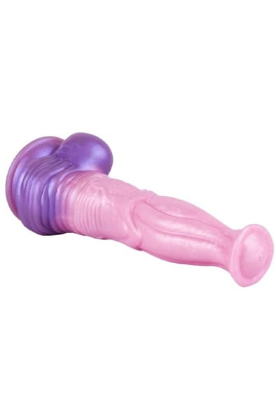 Pinky Jump Dildo Pink/Violet 25 cm Dragon dildo