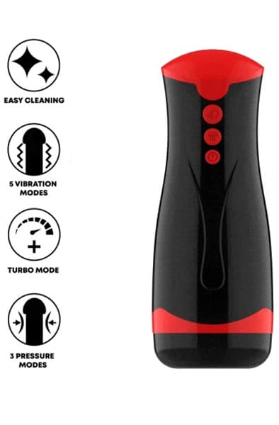 Jango Compression & Vibration Masturbator Masturbator med vibration