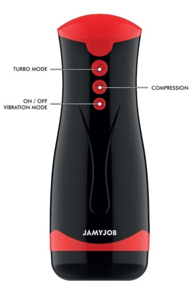 Jango Compression & Vibration Masturbator Masturbator med vibration