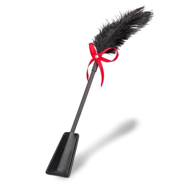 BDSM piska och dammduk 2-i-1 - LOVE AND VIBES Collection Black