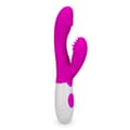 Miniatyrbild 1 av 2: Crazy Vibes Rabbit Vibrator - LOVE &amp; VIBES - Silikon - 7 vibrationsprogram
