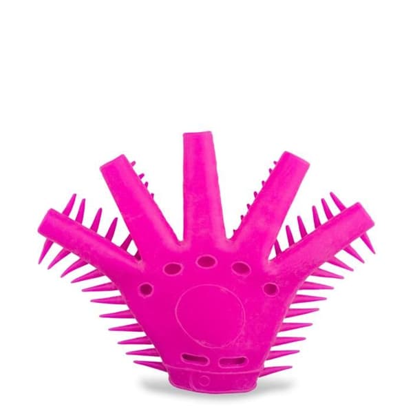 Masturbationshandske - Märke - Modell - Mjuka piggar - TPE - Rosa