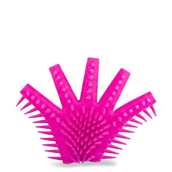 Masturbationshandske - Märke - Modell - Mjuka piggar - TPE - Rosa