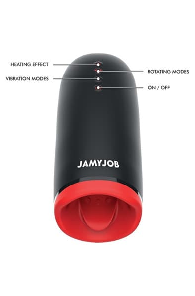 Spin-X Heating & Rotation Masturbator Masturbator med vibrasjon