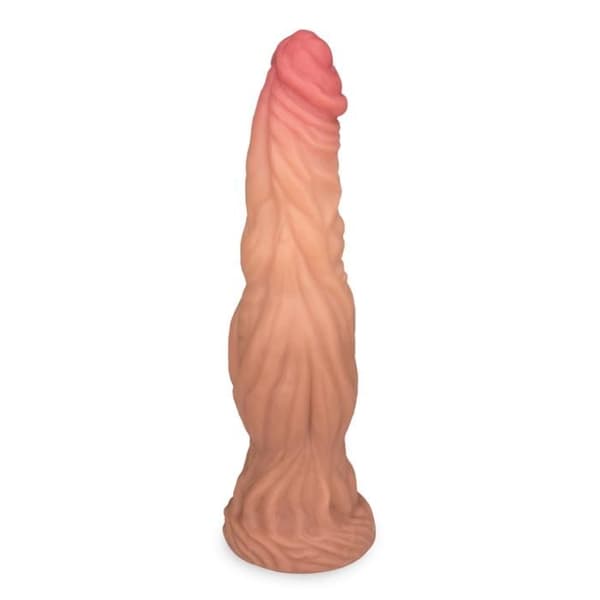 Stor ultra veny flytande silikon dildo 25,7cm