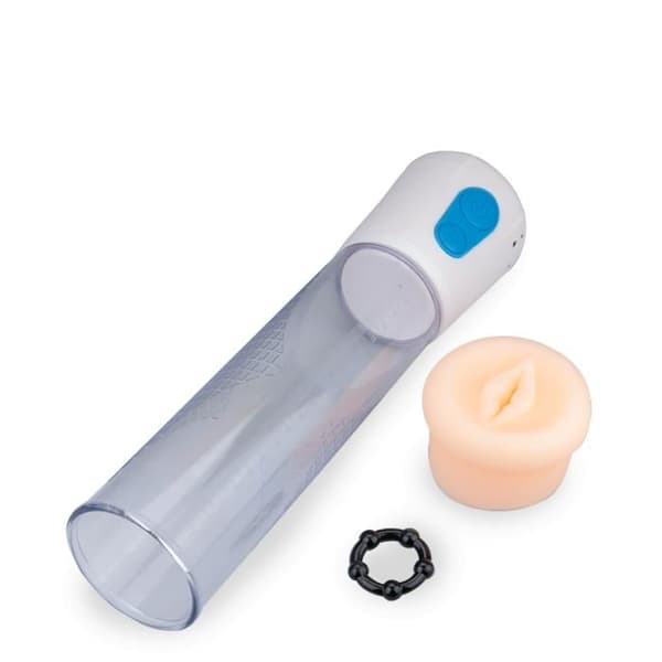 Penispump - LOVE &amp; VIBES - Maximizer Pussy - Med sug - Rosa - Gratis cockring