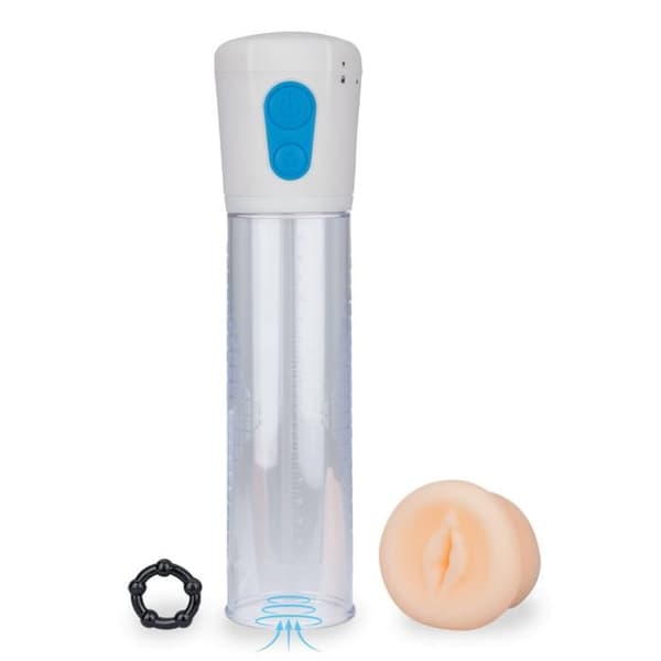 Penispump - LOVE & VIBES - Maximizer Pussy - Med sug - Rosa - Gratis cockring
