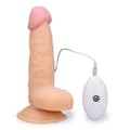 Miniatyrbild 6 av 6: Vibrerande strap-on dildo 18,0cm 10 lägen