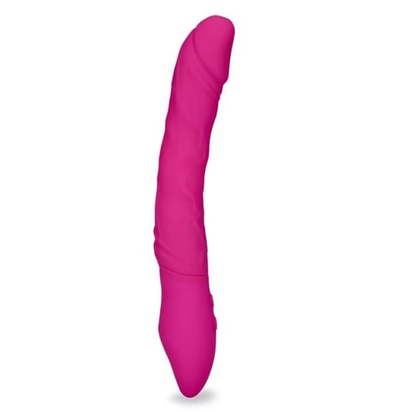 Rotationsvibrator Queen - Silikon - 9 vibrationslägen - 9 rotationslägen - Rosa