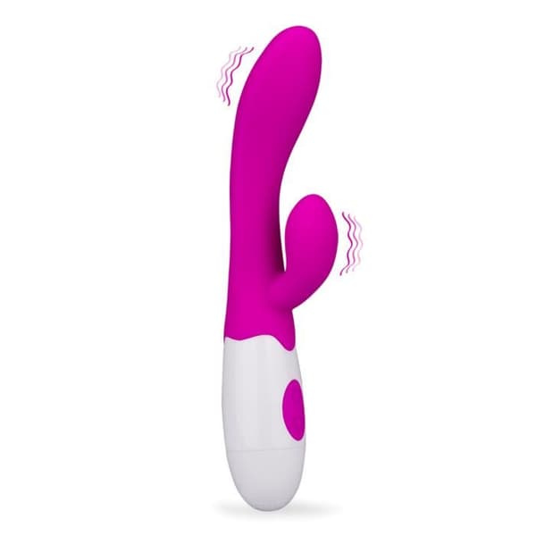 30-växlad kaninvibrator i silikon