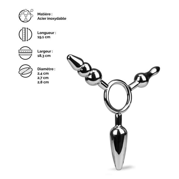 Trippel analplugg Geode