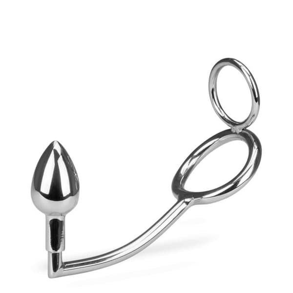 Analkrok med dubbla cockringar Kapten