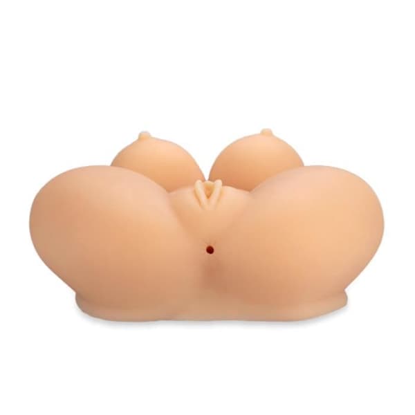 Liten realistisk byst 3,3 kg ljus hud