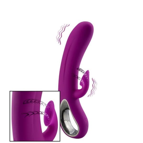 Vibromasseur - KÄRLEK OCH VIBRATIONER - Sug Min Klitt Deluxe - 12 vibrationslägen - Sugning - Mjuk silikon
