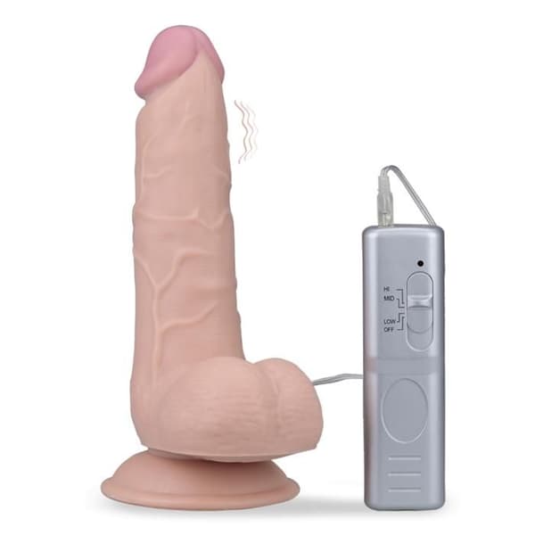 XL Vibrerande Dildo Stor Diameter