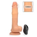 Miniatyrbild 2 av 4: Riccardo vibrerande och masserande silikondildo - LOVE AND VIBES Light Skin Collection